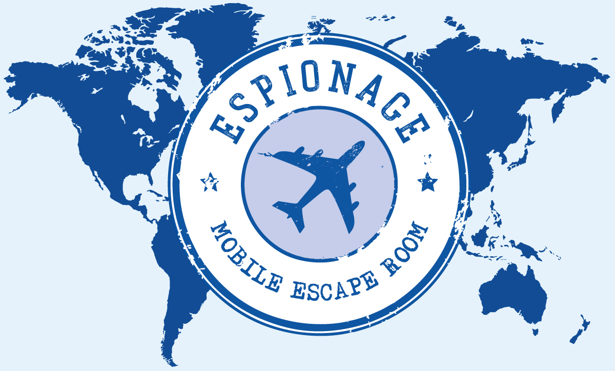 Espionage mobile escape room game